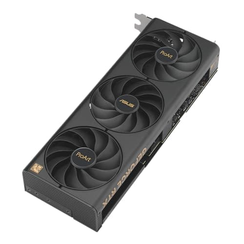 Asus ProArt OC GeForce RTX 4070 SUPER 12GB GDDR6X Black Gold image