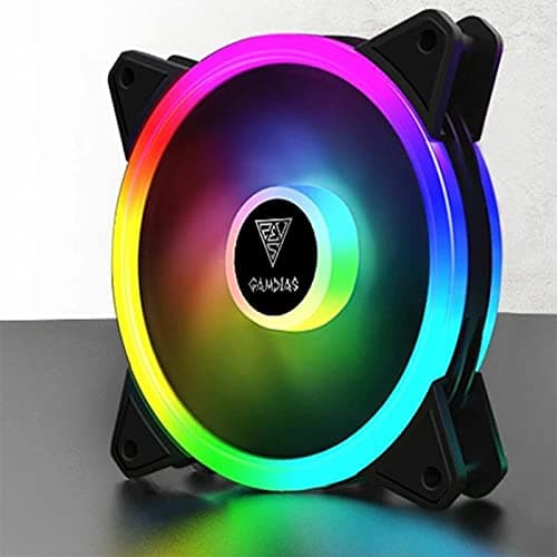 GAMDIAS AEOLUS M2-1203 LITE 120mm Black Addressable RGB 46.7 CFM 3-Pack image