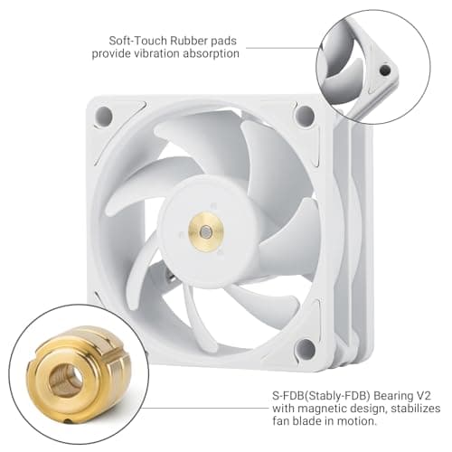 Thermalright TL-B6W 60mm White PWM 16.17 CFM 1-Pack image