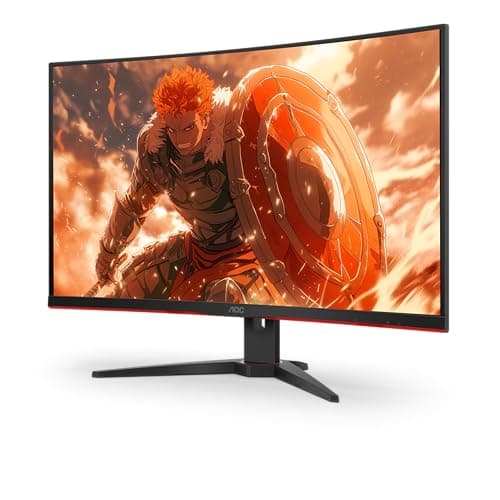 AOC C32G2ZE/BK 31.5" 1080p 240Hz VA Curved Monitor image
