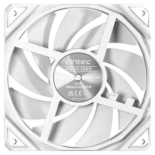 Antec NOVA 120mm White PWM 95.32 CFM 1-Pack image