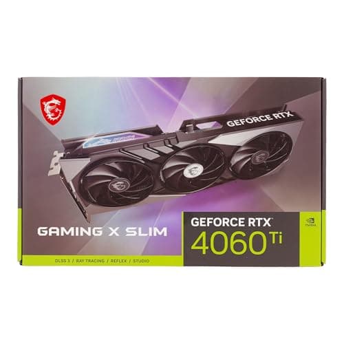 MSI GAMING SLIM GeForce RTX 4060 Ti 16GB GDDR6 White image