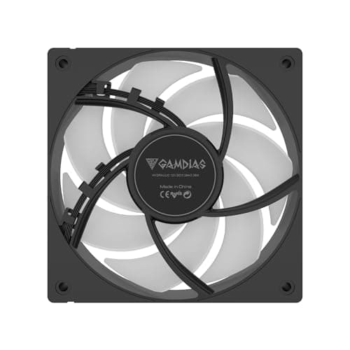 GAMDIAS CHIONE P5 81.81 CFM Water 240mm Black image