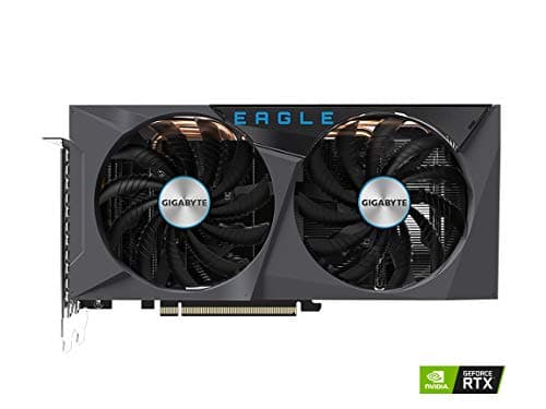 GIGABYTE Eagle OC GeForce RTX 3060 Ti 8GB GDDR6 PCI Express 4.0 ATX Video Card GV-N306TEAGLE OC-8GD (rev. 2.0) (LHR) image
