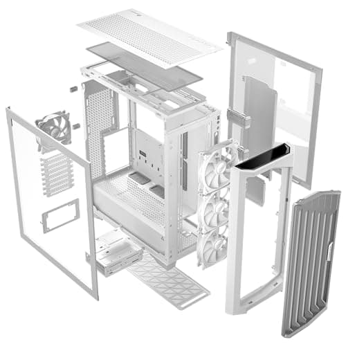 Antec Performance 1 ATX Full Tower White Tempered Glass image