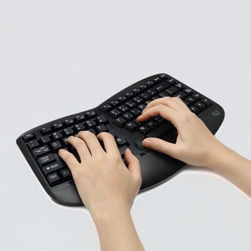 Adesso WKB-1150CB Wireless Ergonomic Keyboard image