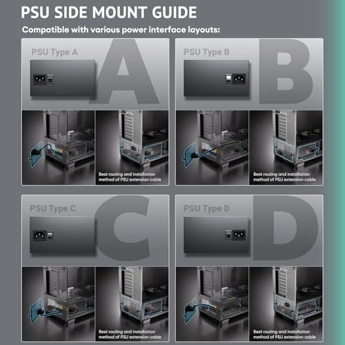 Antec FLUX PRO ATX Full Tower White / Brown Tempered Glass Side Panel, USB 3.2 Gen 2 Type-C, USB 3.2 Gen 1 Type-A image