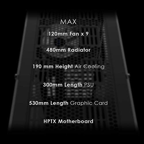 Anidees AI Crystal XL AR 3 ATX Full Tower Black with Tempered Glass Side Panel image