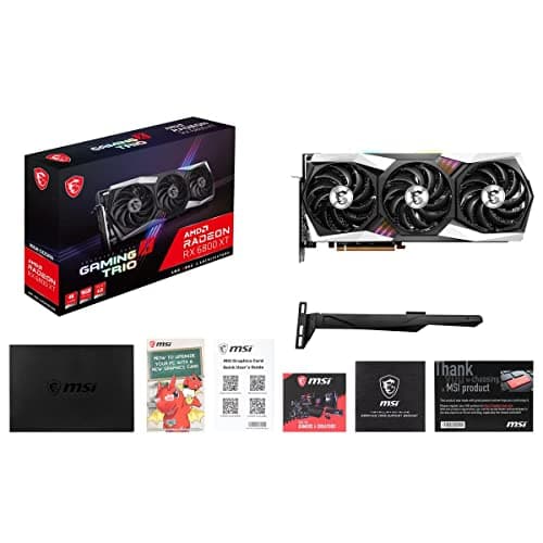 MSI Gaming X Trio Radeon RX 6800 XT 16GB GDDR6 Silver / Black image