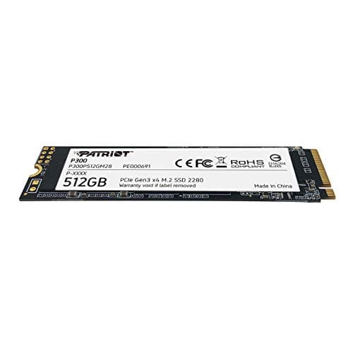 Patriot P300 512 GB SSD M.2-2280 PCIe 3.0 X4 NVMe image