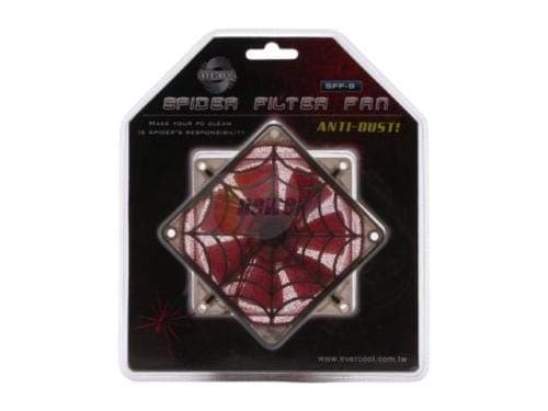 Evercool Spider Filter 92mm 41 CFM Red image