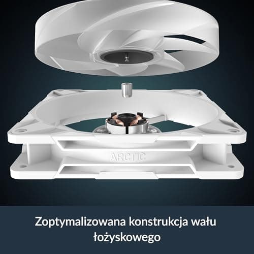 ARCTIC P14 Pro 140mm White PWM Addressable RGB 110 CFM image