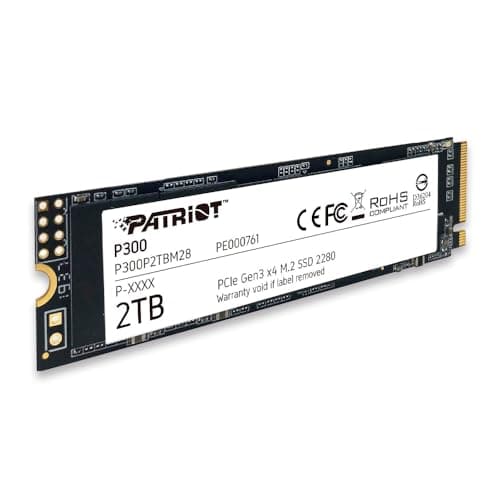 Patriot P300 2TB M.2-2280 SSD PCIe 3.0 x4 NVMe image