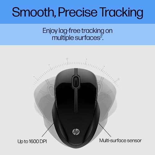HP 250 Bluetooth/Wireless/Wired Optical Mouse image