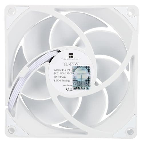 Thermalright TL-P9 92mm White PWM 32.77 CFM 1-Pack image