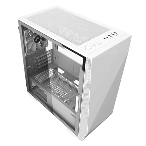 Zalman Z1 Iceberg Micro ATX Mid Tower Black Tempered Glass Side Panel USB 3.2 Gen 1 Type-A USB 2.0 Type-A Front Panel image