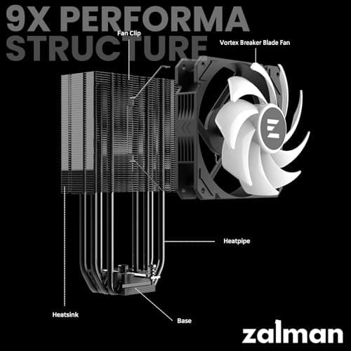 Zalman CNPS9X Performa Air ARGB 157mm Black image