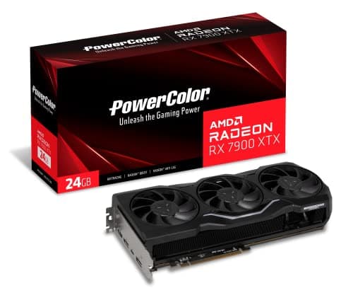 AMD 100-300000053 Radeon RX 7900 XTX 24GB GDDR6X Black image
