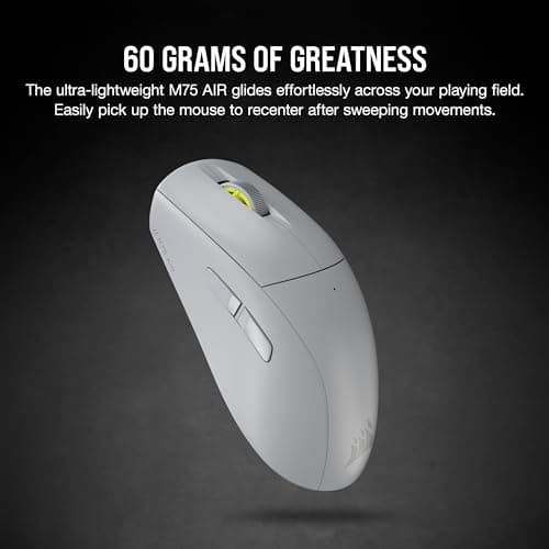Corsair M75 AIR Wireless/Wired/Bluetooth Optical Gaming Mouse image
