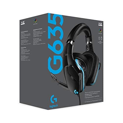 Logitech G635 7.1 Channel Closed Gaming Headset image