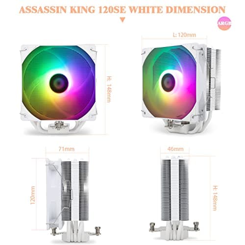 Thermalright Assassin King SE ARGB Air 148mm 66.17 CFM White image