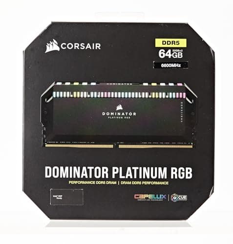 Corsair Dominator Platinum RGB DDR5-6600 CL32 64GB (2x32GB) image