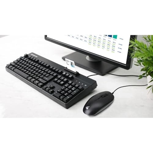 IOGEAR GKBSR202TAAKIT Wired Standard Keyboard with Optical Mouse image