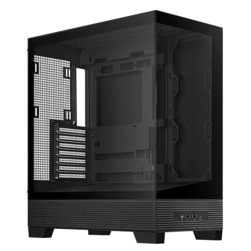 Asus A31 ATX Mid Tower Black with Tempered Glass Side Panel and USB 3.2 Gen 1 Type-A image