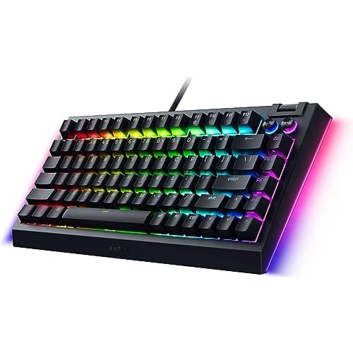 Razer BlackWidow V4 75% RGB Wired Mini Gaming Keyboard image