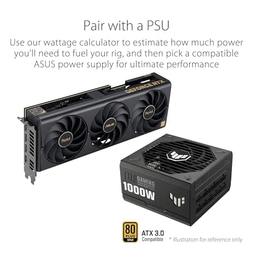 Asus ProArt OC GeForce RTX 4070 Ti SUPER 16GB GDDR6X Black / Gold image