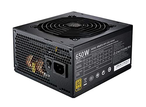 Cooler Master MWE Gold Black 650W Fully Modular 80+ Gold image