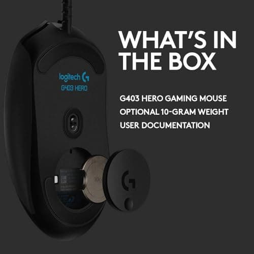 Logitech G403 HERO Wired Optical Gaming Mouse image