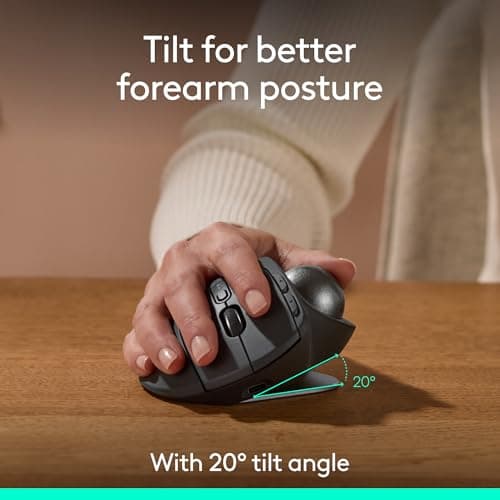 Logitech MX Ergo S Wireless/Bluetooth/Wired Trackball image