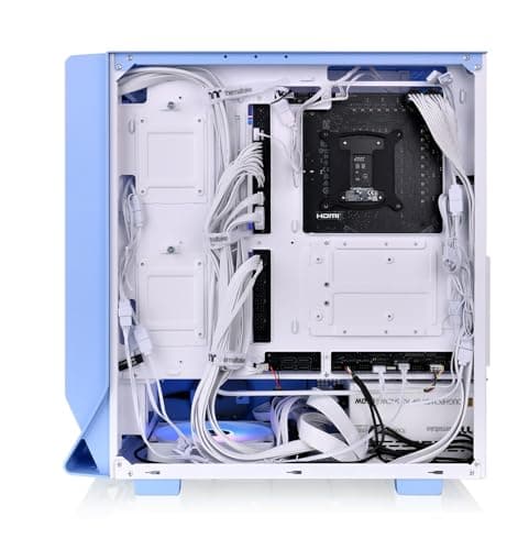 Thermaltake Ceres 350 MX ATX Mid Tower Blue Tempered Glass Side Panel, Front Panel USB 3.2 Gen 2 Type-C and USB 3.2 Gen 1 Type-A image