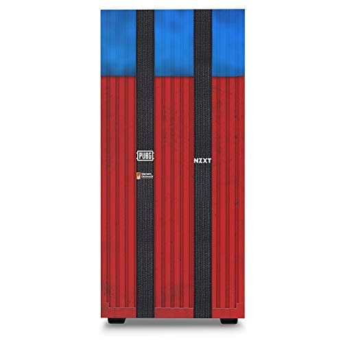 NZXT H700 - ATX Mid-Tower PC Gaming Case - Tempered Glass Panel - Enhanced Cable Management System – Water-Cooling Ready - Yellow/Blue image