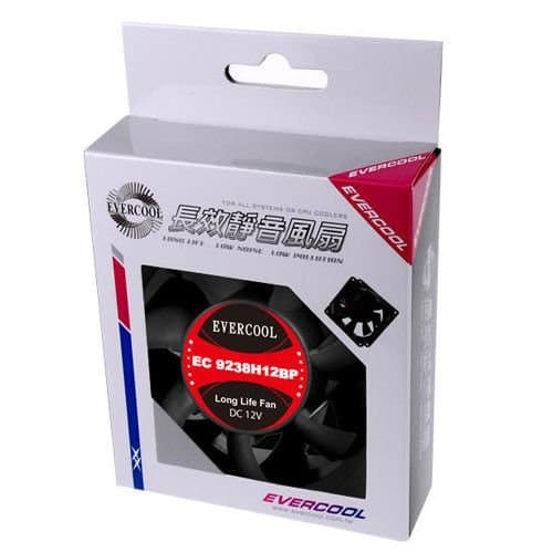 Evercool EC9238H12BP 92mm Black PWM image