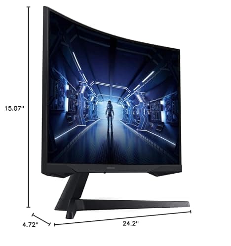 Samsung LC27G55TQWNXZA 27" 1440p 144Hz VA Curved Monitor image
