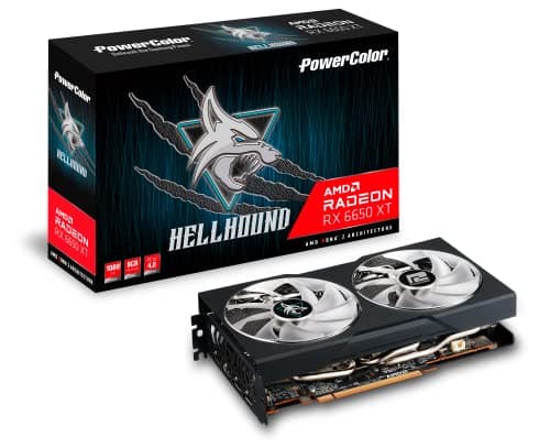 PowerColor Hellhound Radeon RX 6650 XT 8GB GDDR6 Black image