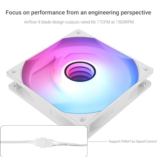 Thermalright TL-C12W-S V3 120mm White PWM ARGB image