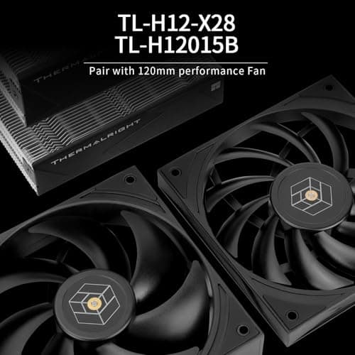 Thermalright Royal Knight 120 80.45 CFM Air 156mm Black image