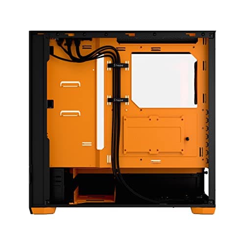 Fractal Design Pop Air ATX Mid Tower Orange / Black Tempered Glass Side Panel image