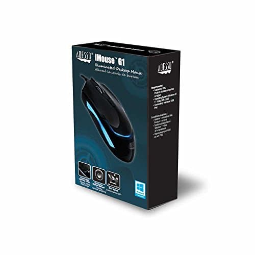 Adesso IMOUSEG1 Wired Optical Mouse image