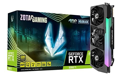 Zotac AMP Extreme Core Holo GeForce RTX 3090 Ti 24GB GDDR6X Black image