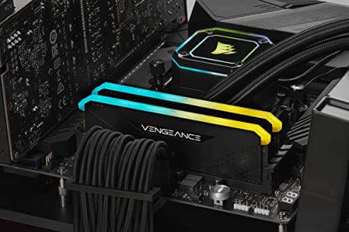 Corsair Vengeance RGB RS Black / Gray DDR4-3200 CL16 16GB (2x8GB) image