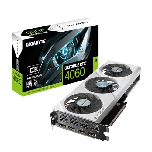 Gigabyte EAGLE OC ICE GeForce RTX 4060 8GB GDDR6 White image