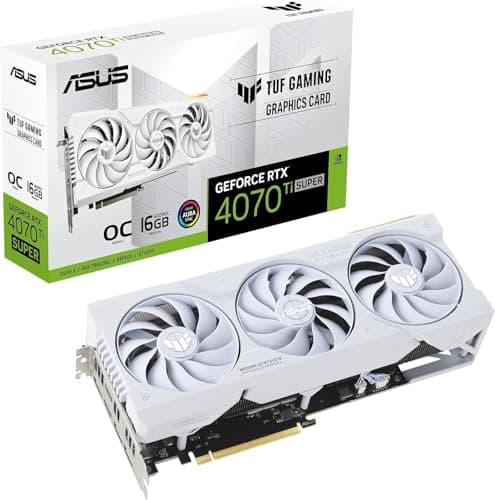 Asus TUF Gaming BTF OC GeForce RTX 4070 Ti 16GB GDDR6X White main image