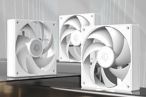 ID-COOLING AF-125 120mm White 78.25 CFM PWM 3-Pack image