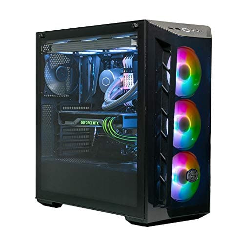 Cooler Master MasterBox MB520 ARGB ATX Mid Tower Black with Tempered Glass Side Panel image