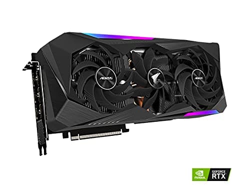 Gigabyte AORUS MASTER GeForce RTX 3070 Ti 8GB GDDR6X Black image