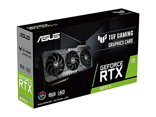 Asus TUF GAMING GeForce RTX 3070 Ti 8GB GDDR6X Black / Silver image